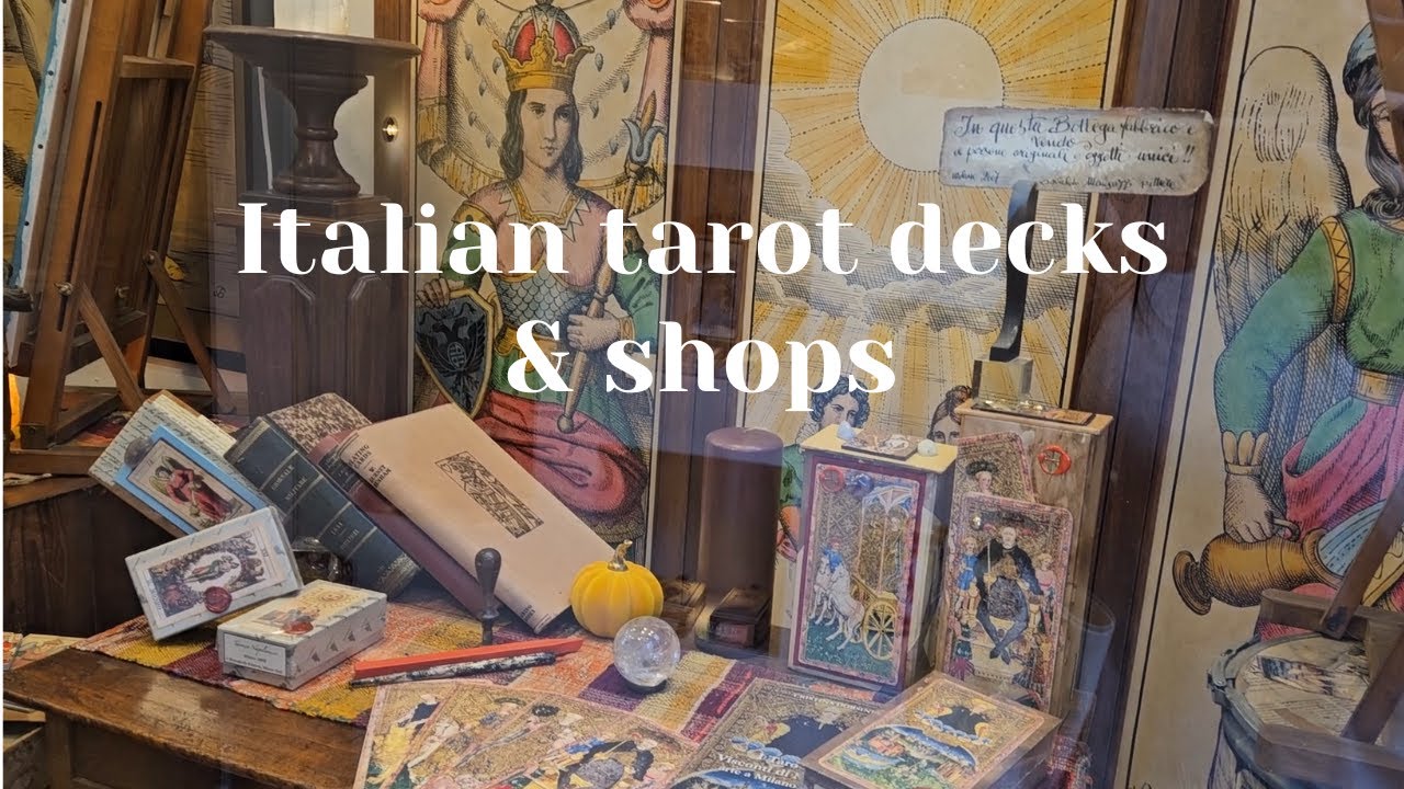 where to find tarot decks in Italy + an Italian tarot deck haul