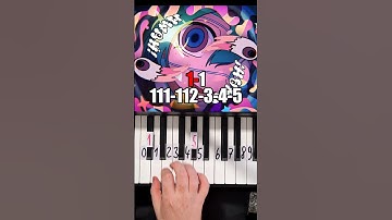 Monitoring Deco*27 feat. Hatsune Miku Piano Tutorial #shorts