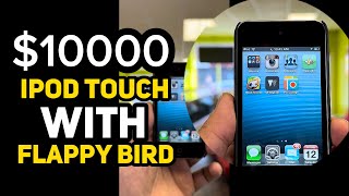 $10000 Worth IPod Touch with Flappy Bird 😍 #apple #ipodtouch #ios #fyp