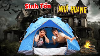 Thử Thách Sinh Tồn Tại Nhà Hoang Bất Ngờ Gặp Điều Bí Ẩn | Anh Tóc Xoăn