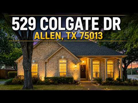 529 Colgate Dr, Allen, TX home video tour