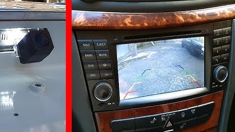 Rear View Camera on Mercedes / How to Install and Connect a Backup Cameras, Detailed instructions