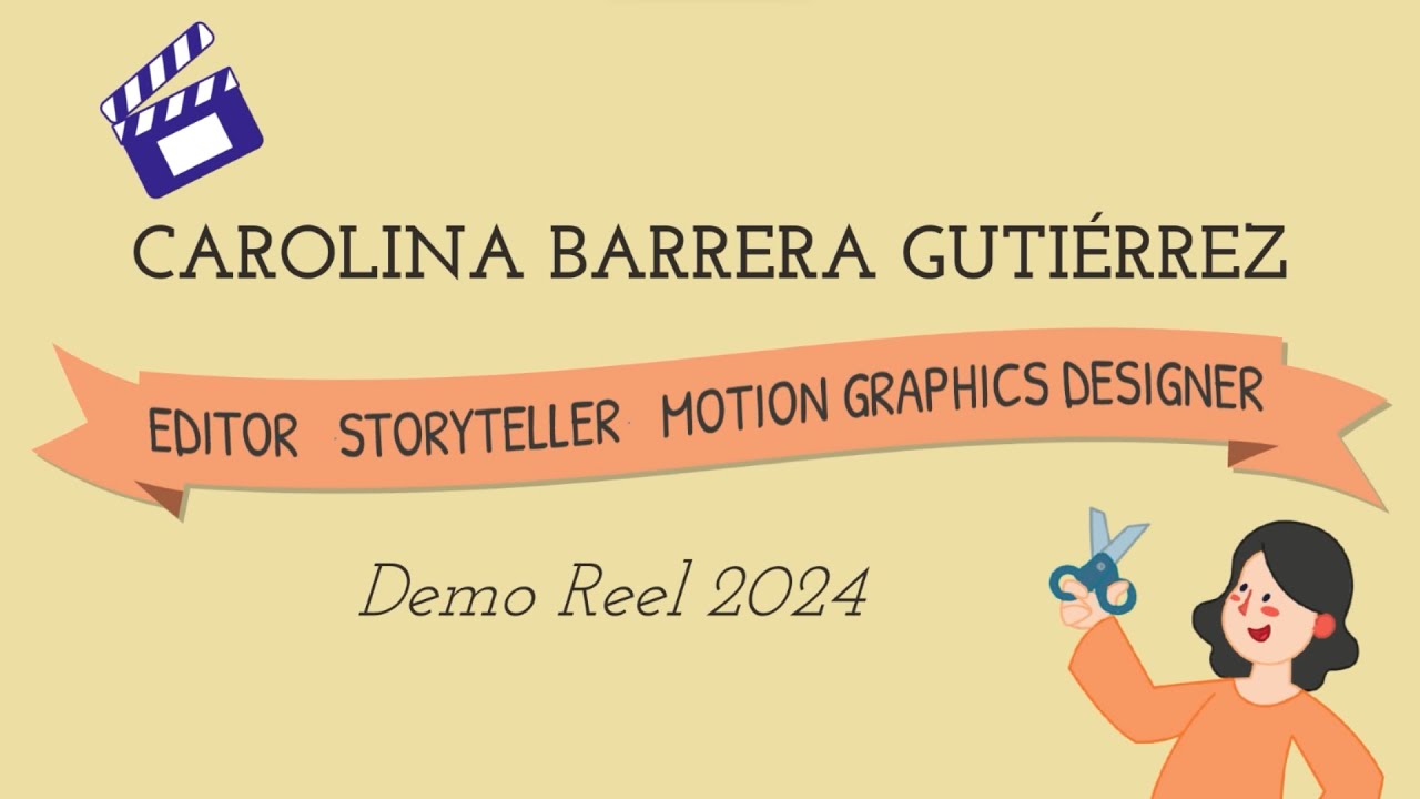 Demo reel Motion Graphics CaroBarrera2024
