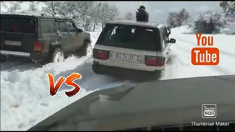 Jeep Cherokee XJ & Range Rover P38 Snow Play 😂