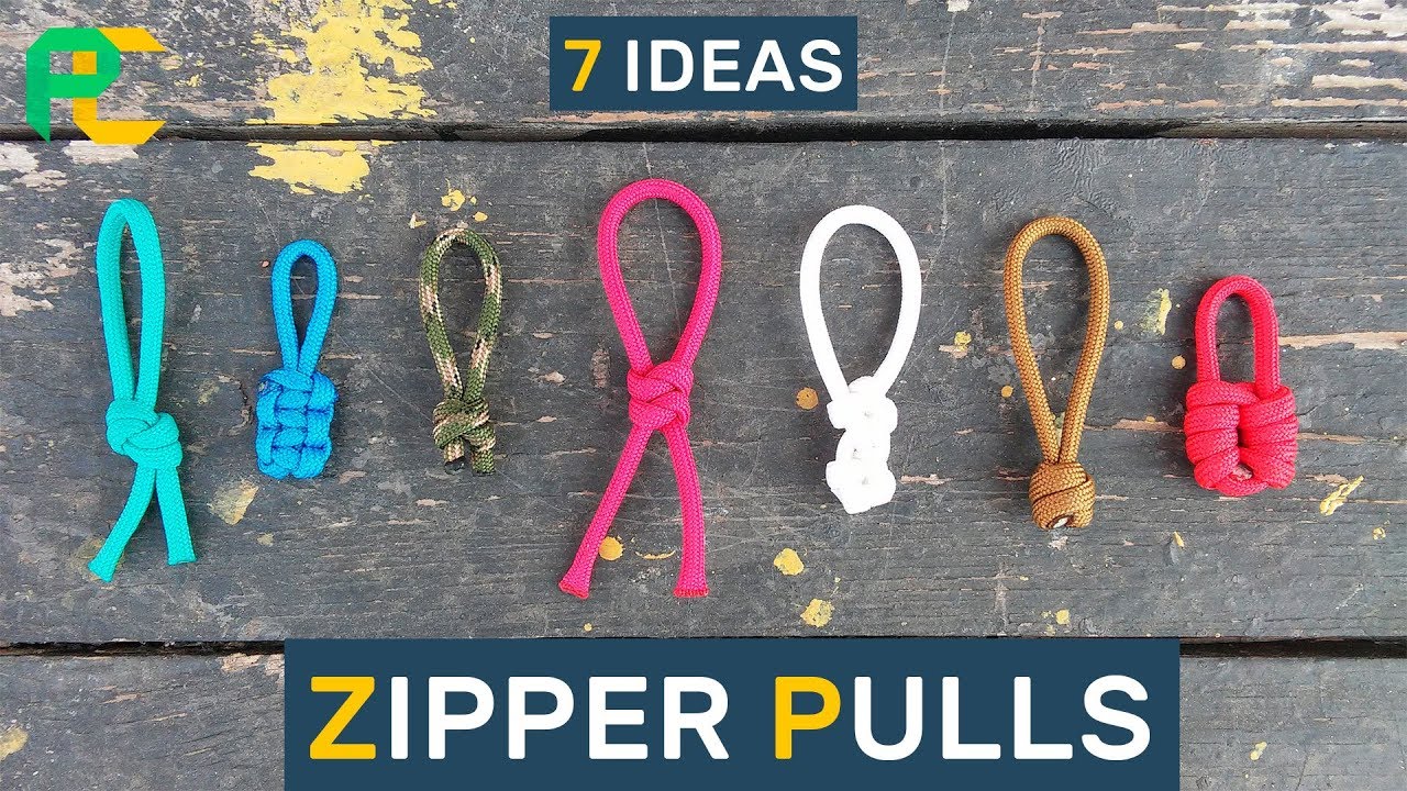 8 Awesome Paracord Zipper Pulls  Easy Zipper Pull Ideas 