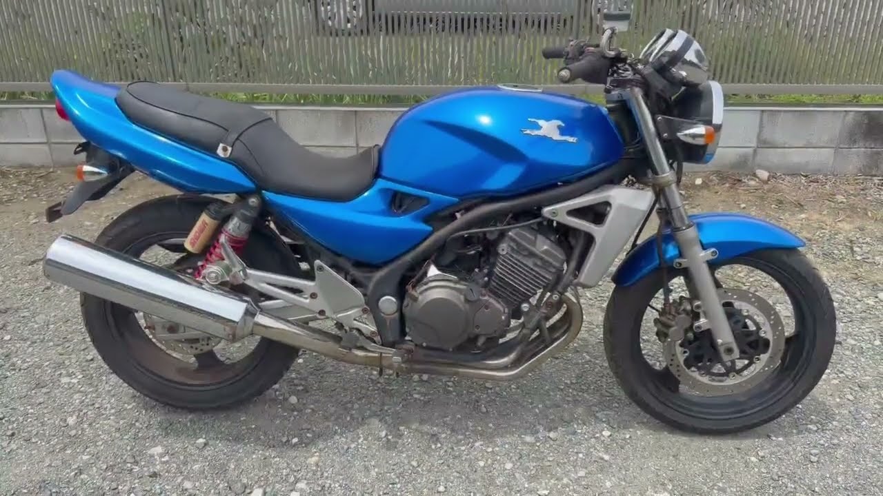 カワサキ バリオスⅡ 始動動画 販売車両 ℡ 080-8212-5308 - YouTube