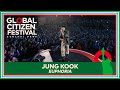 Singer jung kook performs bts song euphoria  global citizen festival 2023