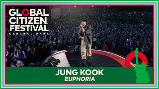 Singer Jung Kook Performs BTS Song ‘Euphoria’ Global Citizen Festival 2023