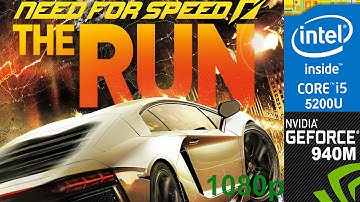 NFS - The Run on HP-Pavilion 15-ab032TX, High Setting, 1080p, Core i5 5200u + Nvidia Geforce 940m