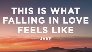 JVKE - this is what falling in love feels like (Lyrics)