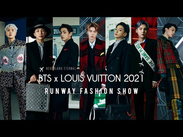 BTS in Louis Vuitton Men's FW21 Runway in Seoul