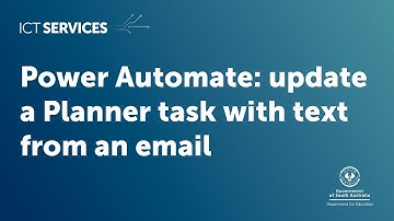 Power Automate: update a Planner Task with text from an email