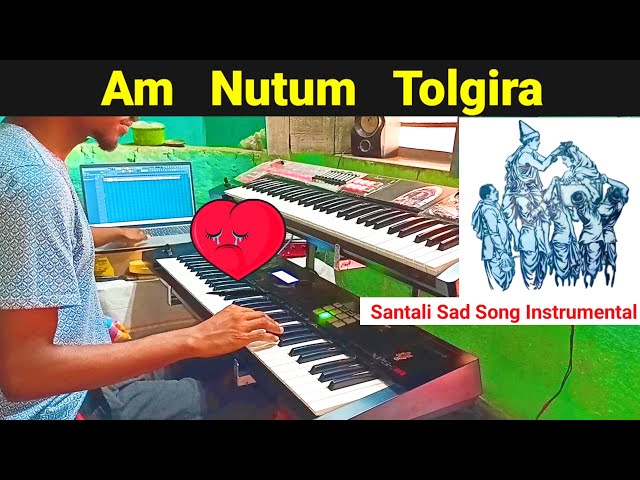 Am Nutum Tolgira Santali Song Instrumental Cover By #jituhansda || Sushanta Musical Group class=