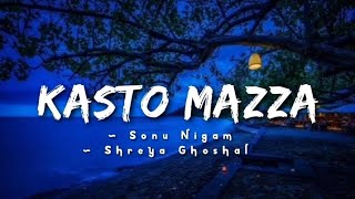 Download Lagu Kasto Mazza -lyrics | Parineeta | Sonu Nigam, Shreya Ghoshal | @cinephiles_corner MP3