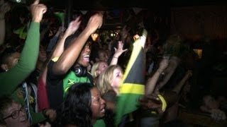 Brixton celebrates Usain Bolt's victory