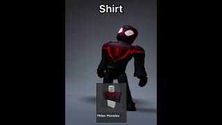 New Spider Man Miles Morales shirt!! (Only 5 robux!) : r/roblox