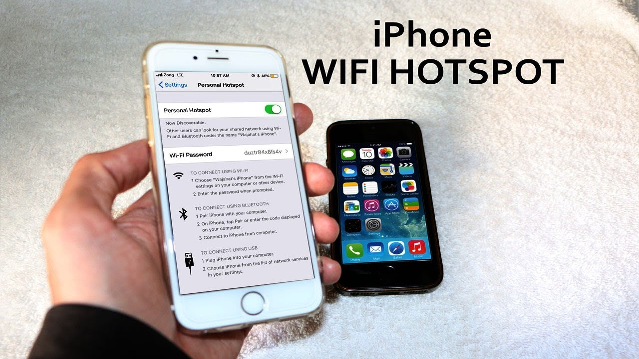 hotspot on iphone 6s