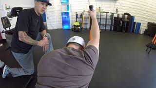 Lat Stretch Overhead Mobility Drill - Stick Mobility Exercise