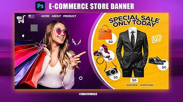 How to Design Shopify E-Commerce Store Banner in Photoshop