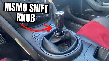 Nismo Carbon Fiber Shift Knob Install On My 370Z Nismo! (How To)