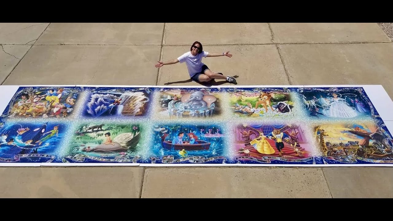 40,320 Piece Ravensburger Disney Moments Puzzle Full Lapse - YouTube