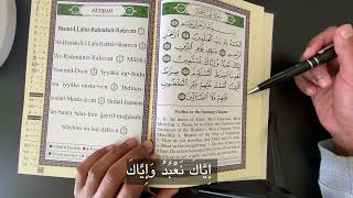 Reading Al Fatihah (The Opening) in Both English and Arabic for 1 minute and 42 seconds | 1 of 114 📖