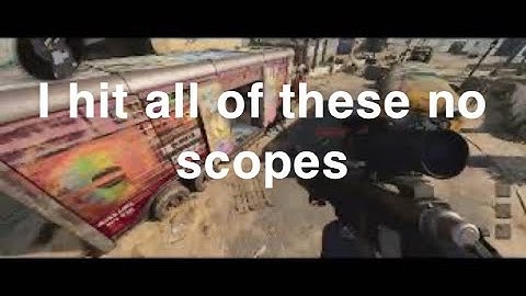 1v1 in Black Ops Cold War sniper no-scope\quickscope montage