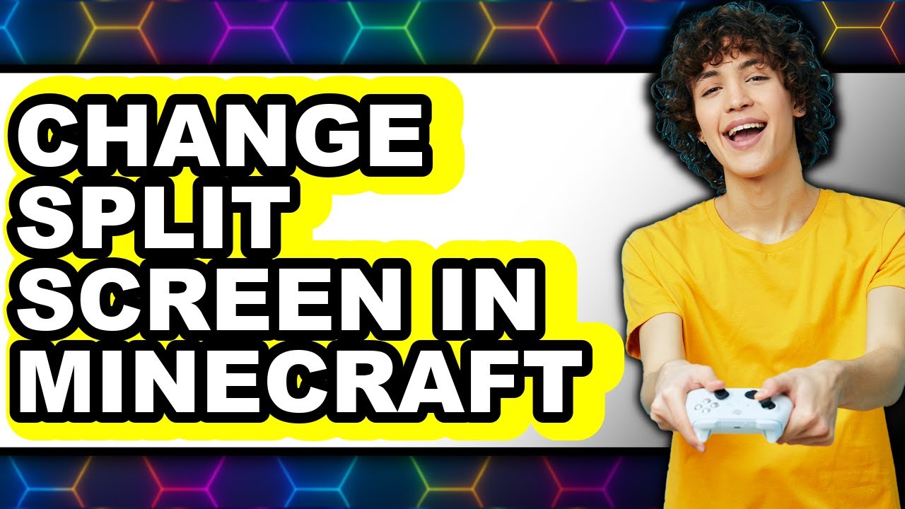 How to Change Split Screen in Minecraft (only Way) - YouTube