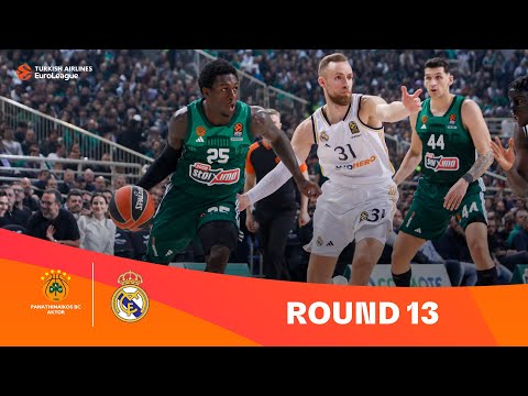 Panathinaikos AKTOR Athens-Real Madrid | Round 13 Highlights | 2023-24 Turkish Airlines EuroLeague