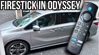 Honda Odyssey, Install an Amazon Firestick!!! Use the Rear Entertainment System (RES)!