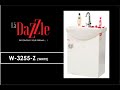 Bathroom vanity model  w3255z white a modular product from la dazzle