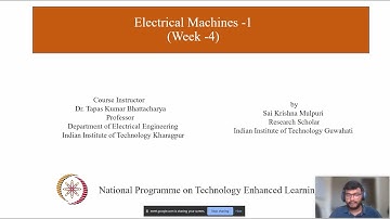 NPTEL || Electrical Machines - I || Week - 4