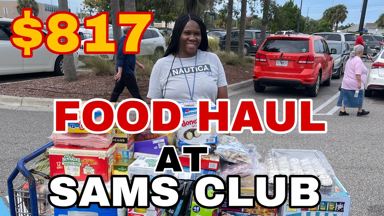 SHOP WITH DEEDEE AT SAMS CLUB #shopping #foodhaul #mommylife