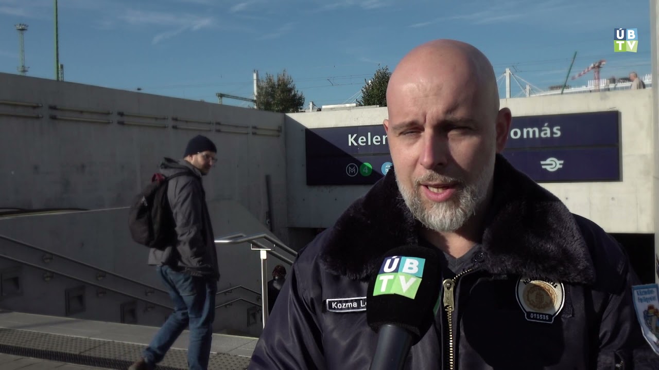 Ellenőrzést tartottak a rendvédelmi szervek a Kelenföldi pályaudvaron (2021.10.22.)