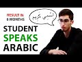Learn arabic amazing result in 8 months english subtitles
