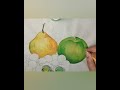 Pintando maçã verde