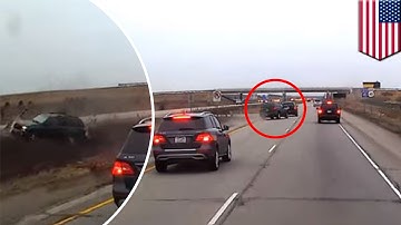 Caught on camera: Tailgater gets what