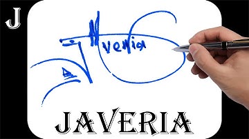 Javeria name signature design - J signature style - How to signature your name