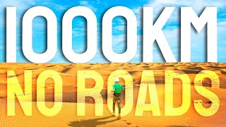I'm running across 1000km of ROADLESS Sahara Desert
