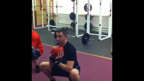 Pause goblet squats