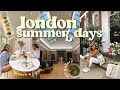 london summer days🧚🏽lots of good food, art gallery, new month journaling