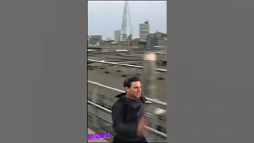 Tom Cruise jumping off building | Tom Cruise stunts | #shorts#tomcruise#missionimpossible