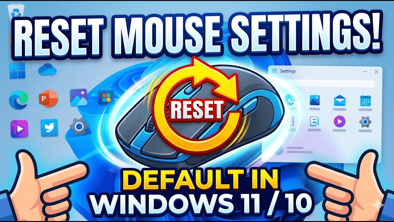 Reset Mouse Settings to Default in Windows 11/10 (2026) (Working Fix ...