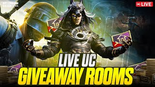 BGMI LIVE CUSTOM ROOM | RP AND UC GIVEAWAY EVERY MATCH | ERANGLE CUSTOM ROOMS 300 UC PRIZE