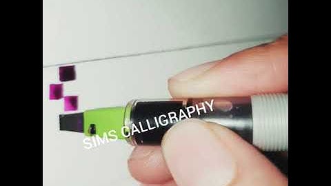 Day 1 Gothic Calligraphy with pilot parallel pen tutorial - Basic Strokes