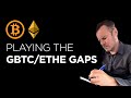 How to Trade Gaps for Bitcoin and Ethereum w related assets Grayscale GBTC ETHE Bitwise MSTR