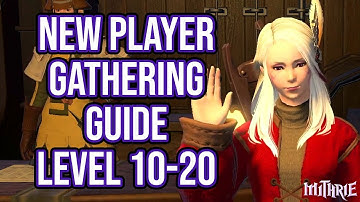 FFXIV 2.57 0609 New Player Gathering Guide Level 10 to 20