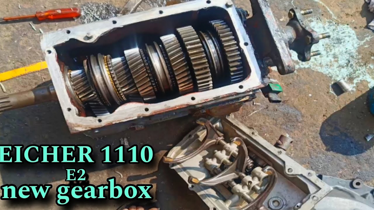EICHER 1110 E2 new gearbox how to gearbox ripering 