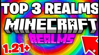 TOP 3 Realms For MCPE 26.21+ (REALM CODE) | Minecraft Bedrock 2026