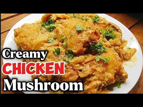 CREAMY CHICKEN MUSHROOM RECIPE | Sarsa Palang Ulam Na @BossJ_OfficialPH